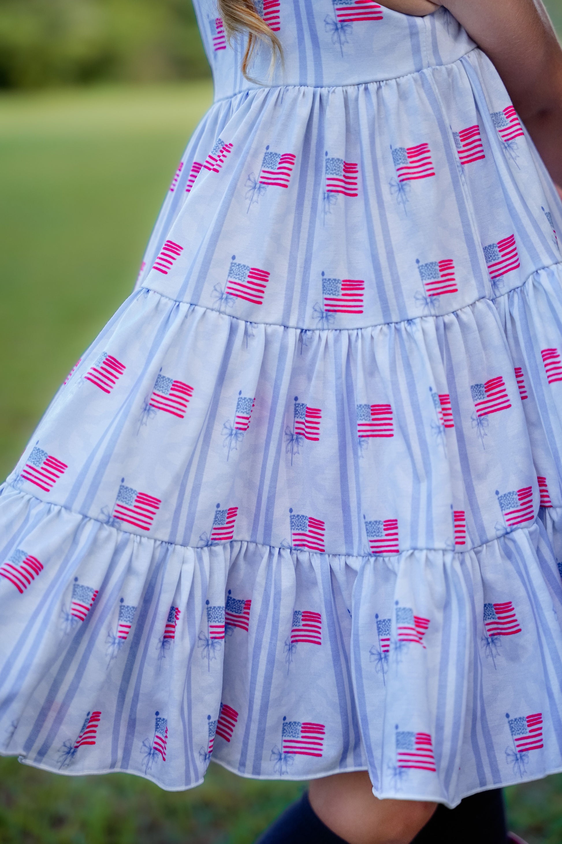 Be Girl Clothing Stars & Stripes Garden Twirler