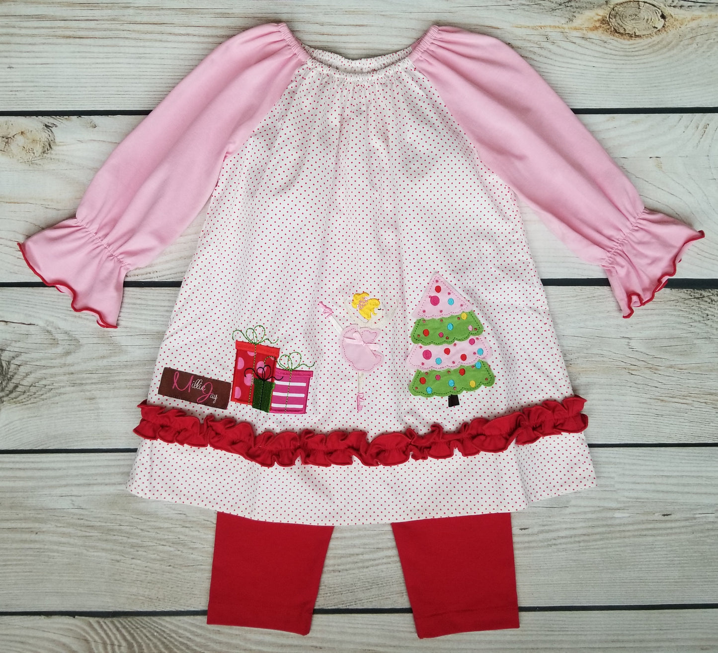 Millie Jay Nutcracker Applique Legging Set