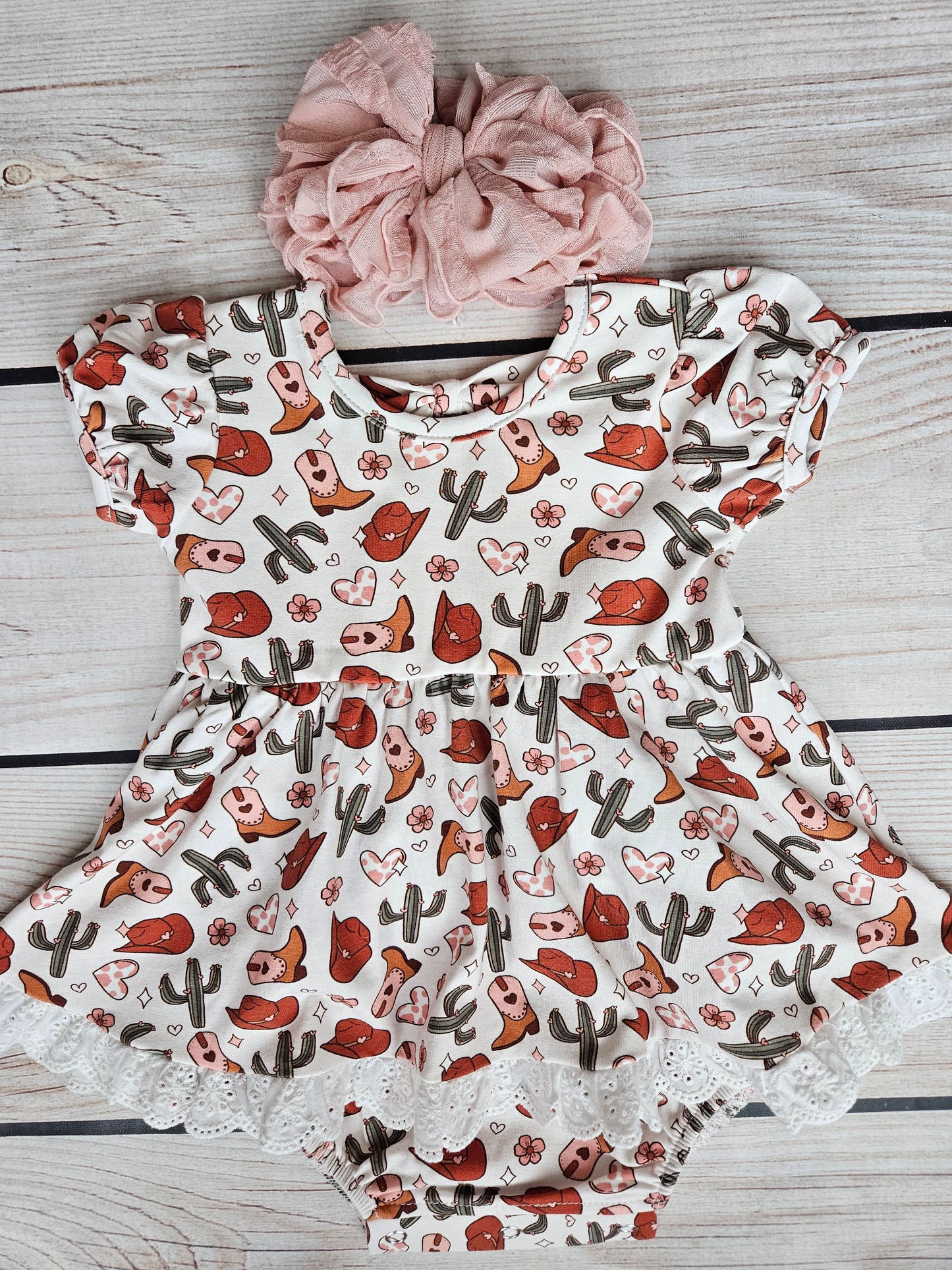 Swoon Baby Rodeo Girl Eyelet Bubble Dress