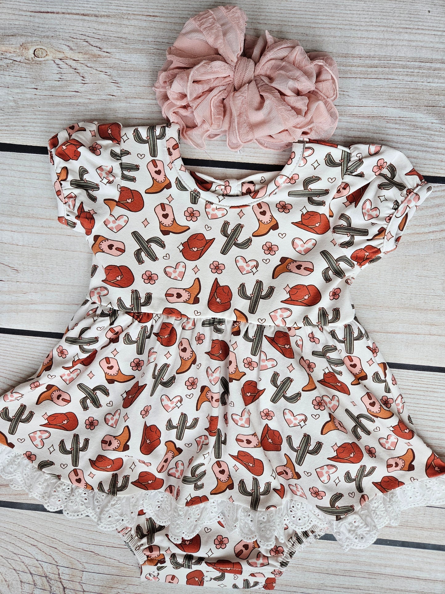 Swoon Baby Rodeo Girl Eyelet Bubble Dress