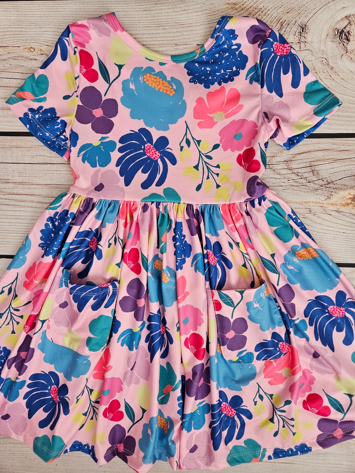Mila & Rose Dahlia Dreams Pocket Twirl Dress