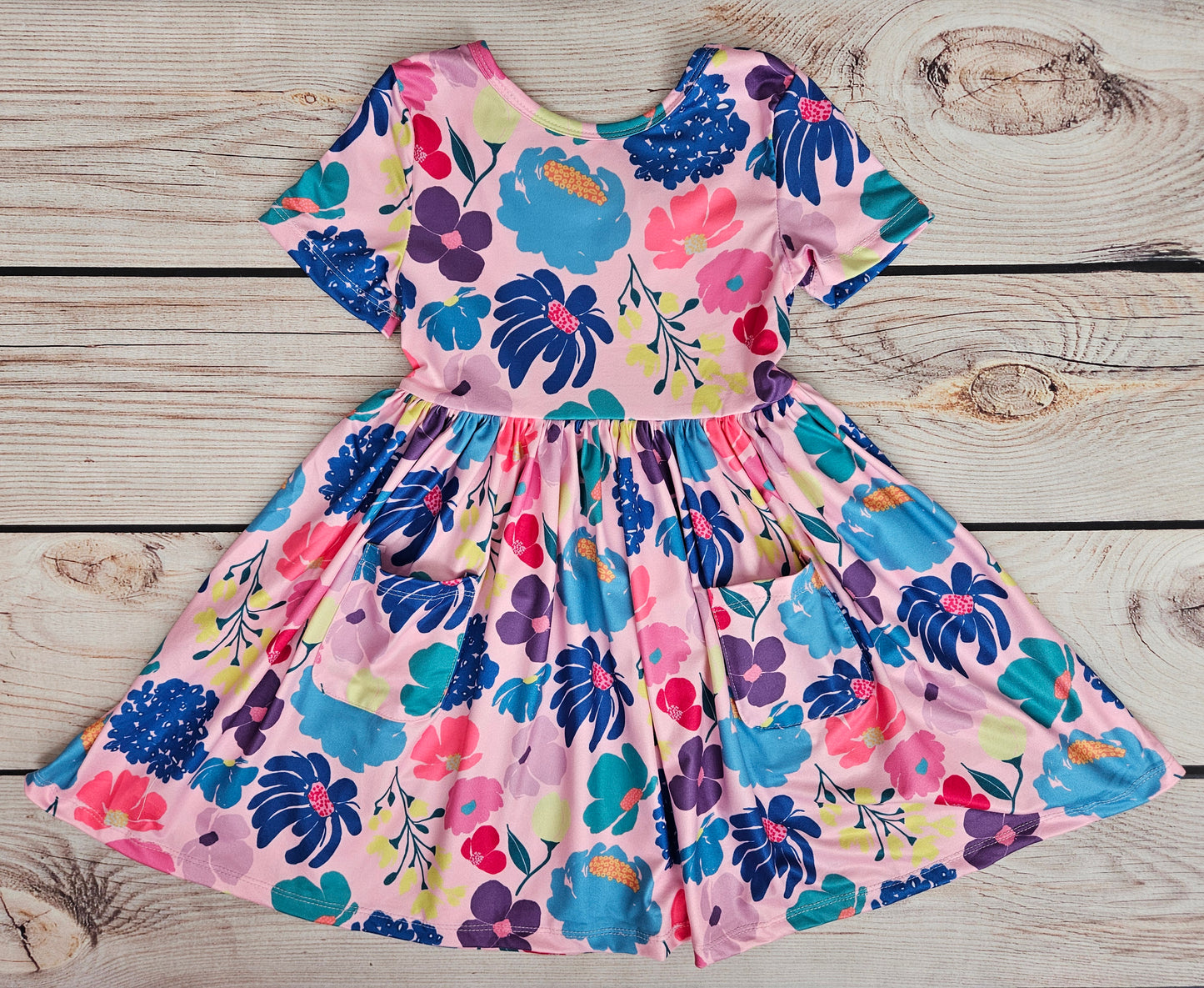 Mila & Rose Dahlia Dreams Pocket Twirl Dress