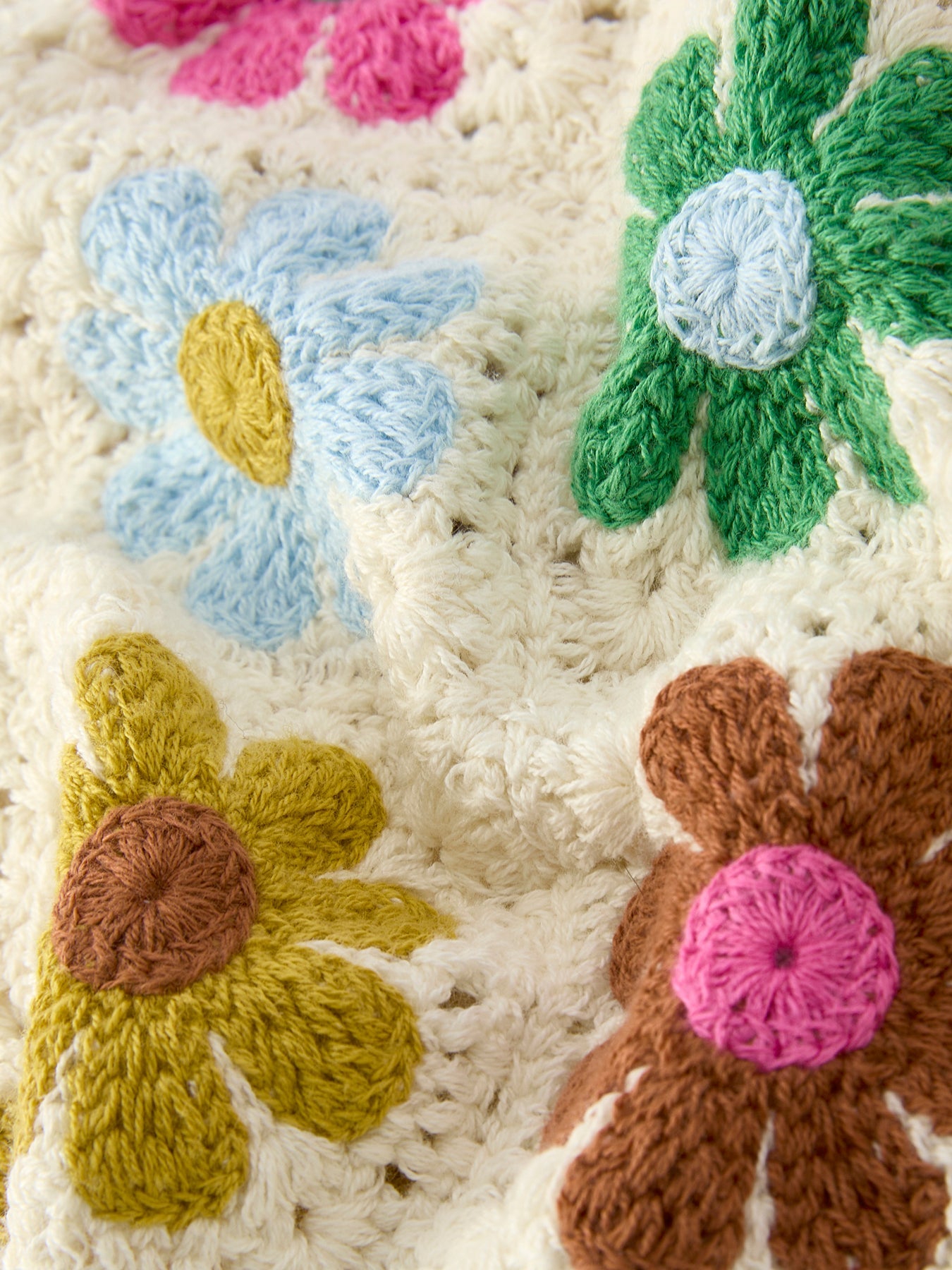 Rylee Faith Designs Summer Crochet Floral Girl Set