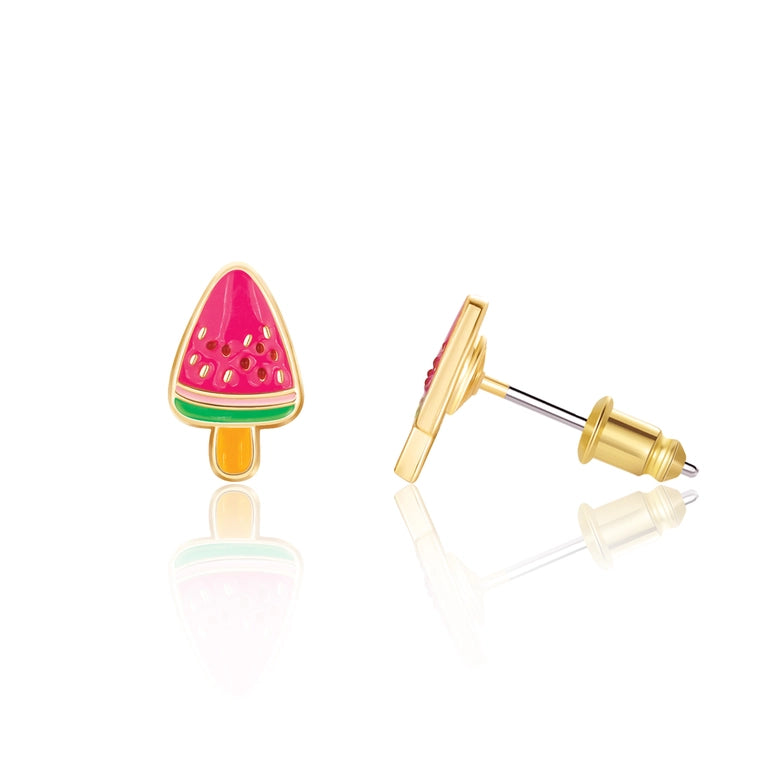 Girl Nation Cutie Stud Earrings - Melon Pop