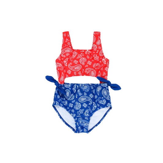 Blueberry Bay Freedom Cove One Piece Swimsuit