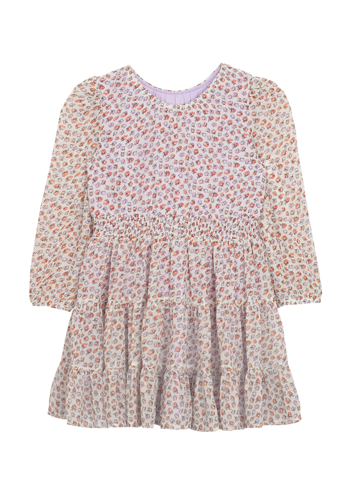 Mabel & Honey Rosabella Chiffon Dress - Purple