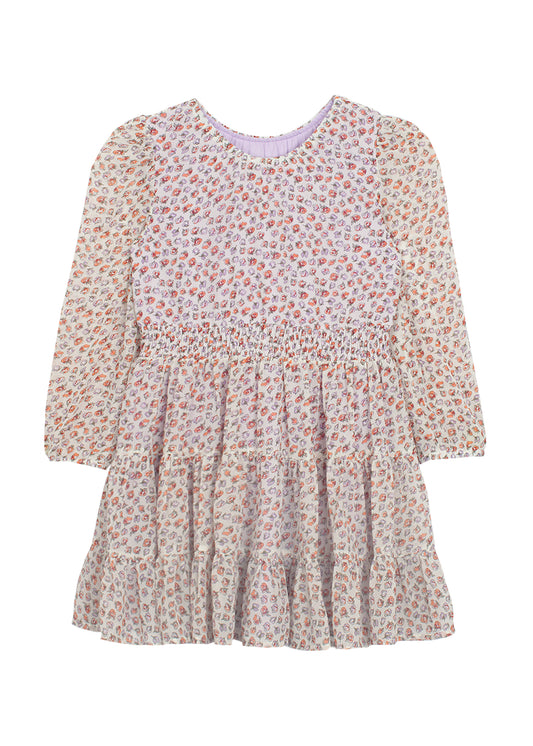 Mabel & Honey Rosabella Chiffon Dress - Purple