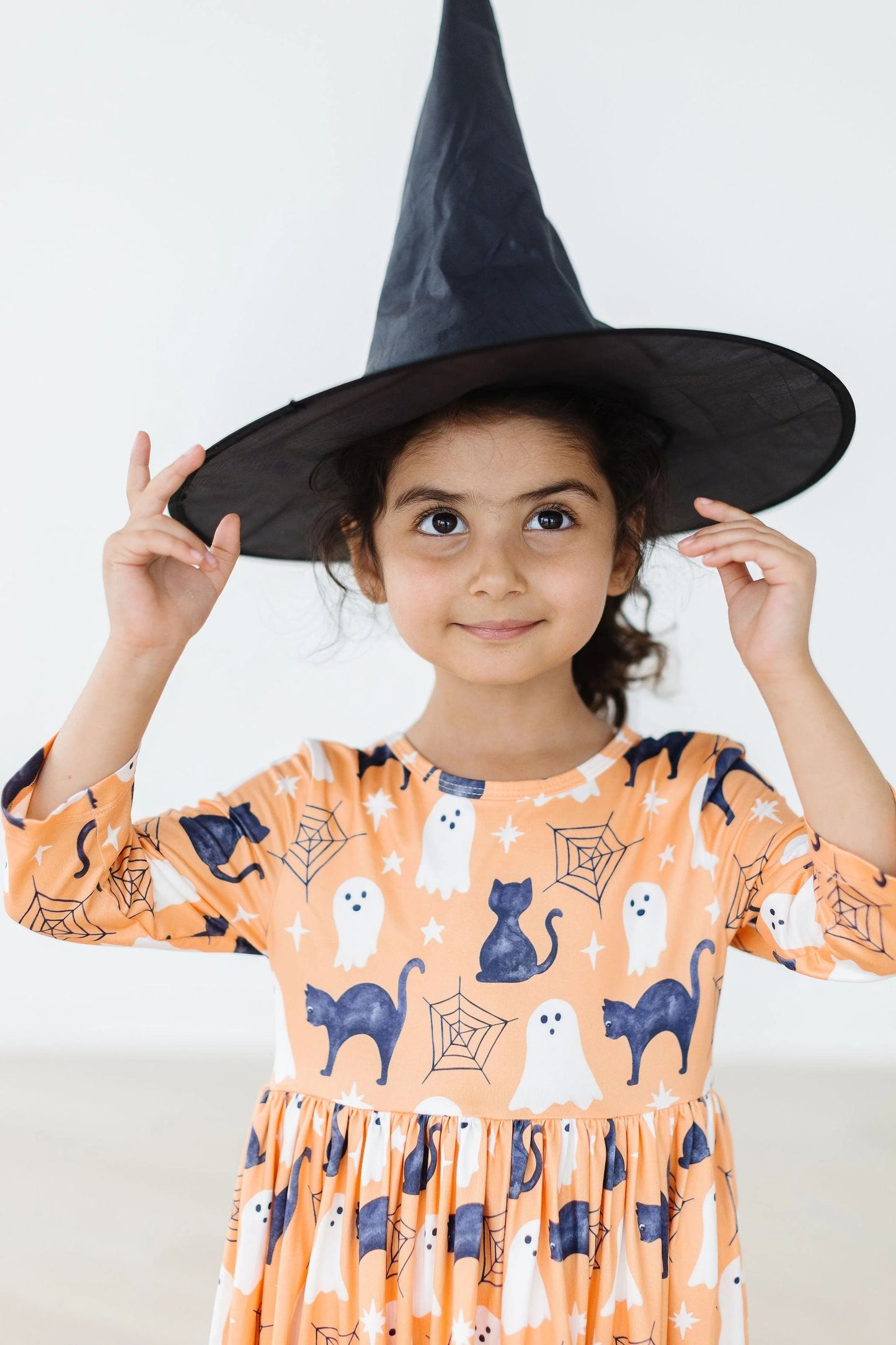 Mila & Rose Spooky Kitty Pocket Twirl Dress