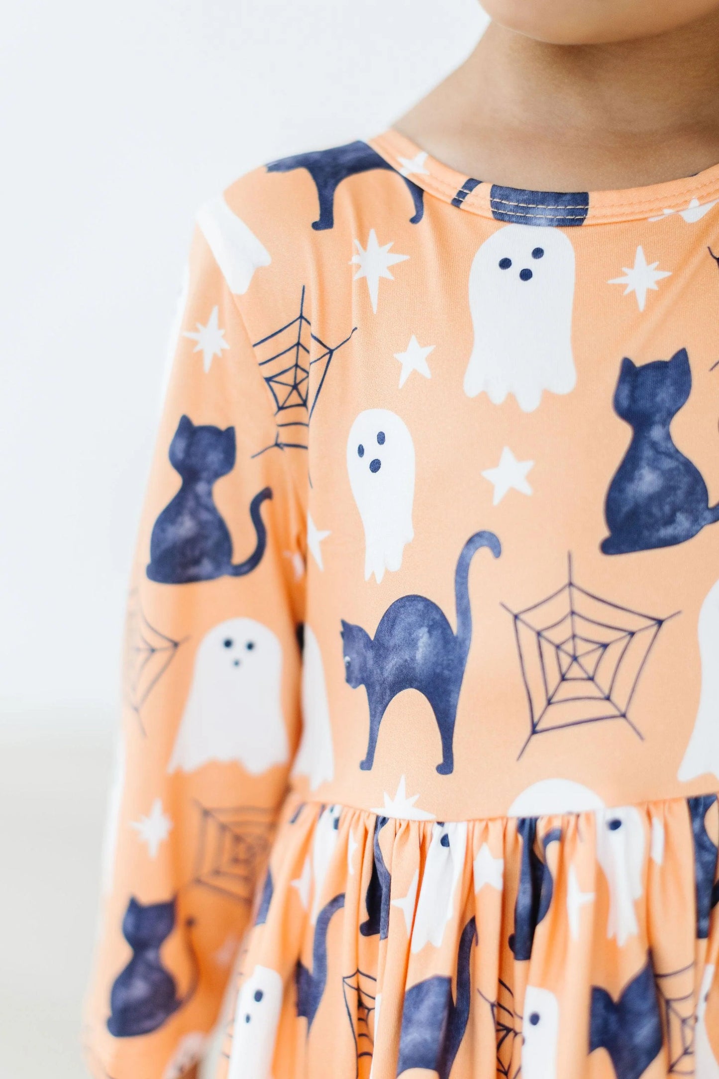 Mila & Rose Spooky Kitty Pocket Twirl Dress