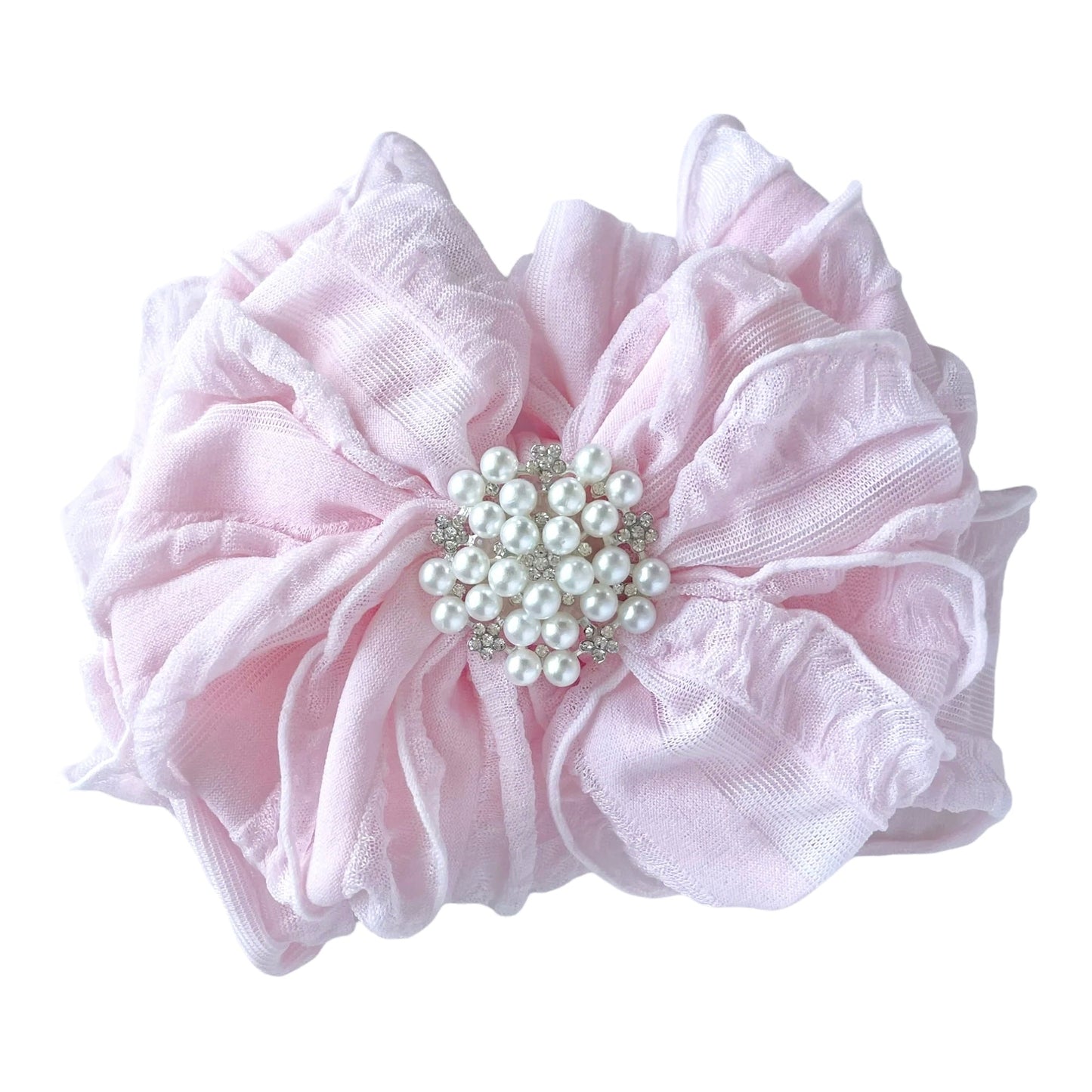In Awe Couture Pearl Ruffled Headband