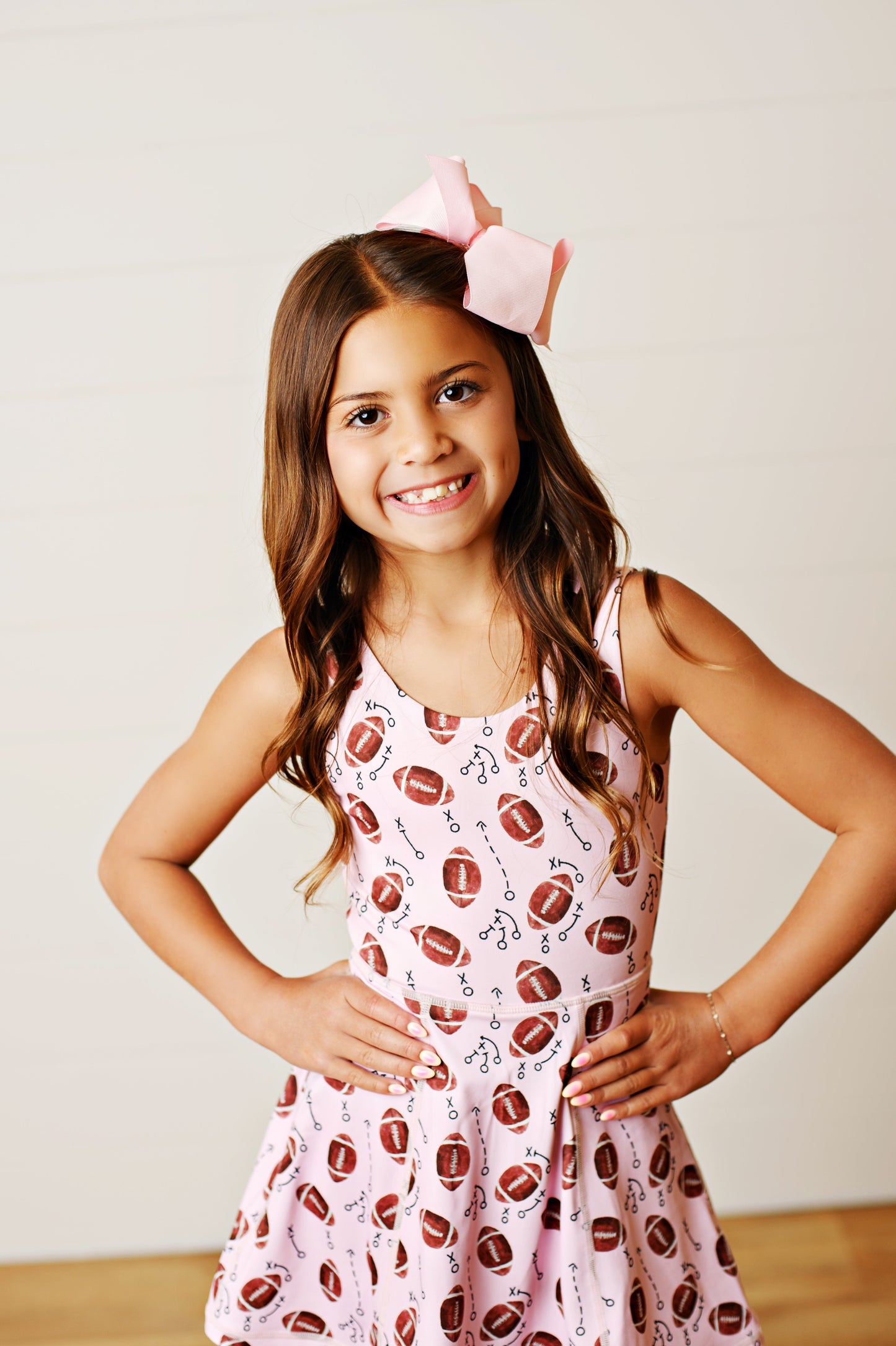 Swoon Active Pink Football Dress Style AF2503