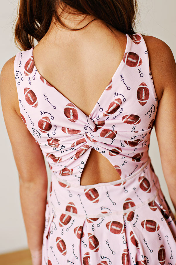 Swoon Active Pink Football Dress Style AF2503