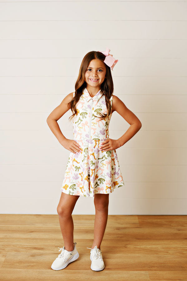 Swoon Baby Bow Collar Tennis Dress