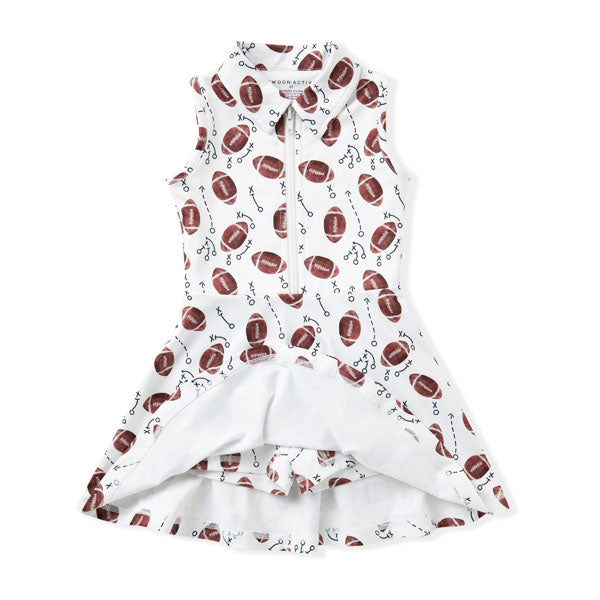 Swoon Baby White Football Collar Tennis Dress