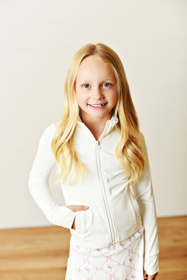 Swoon Baby White Active Jacket Style AF2530
