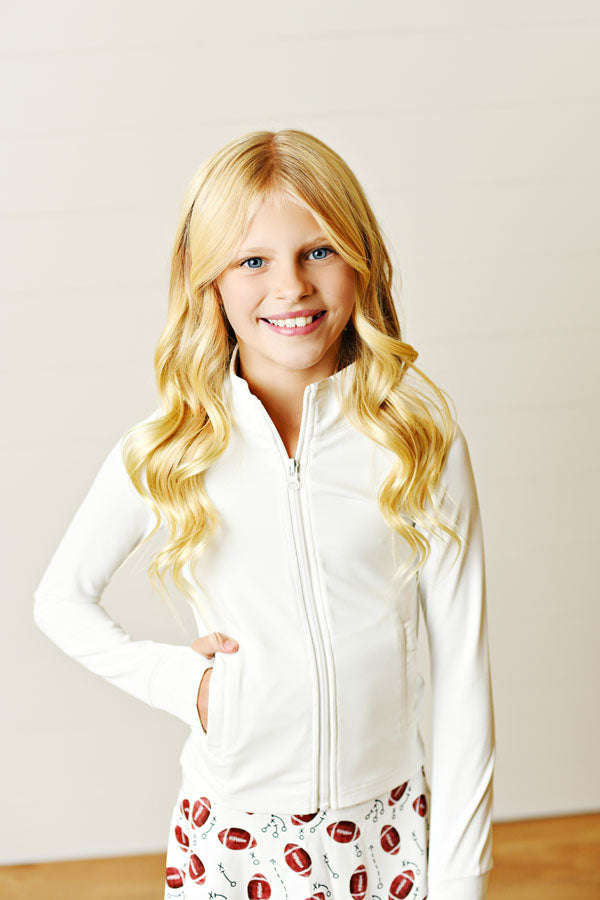 Swoon Baby White Active Jacket Style AF2530