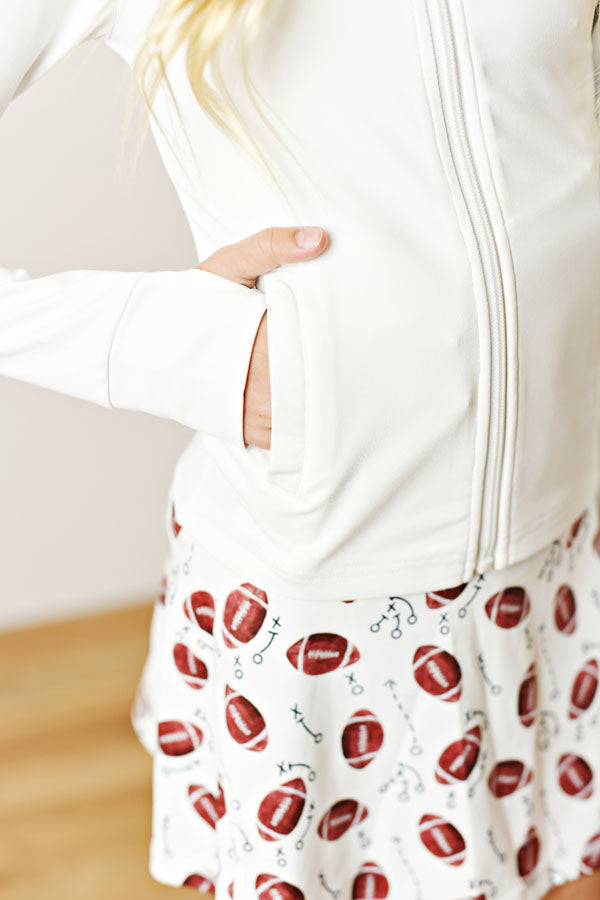 Swoon Baby White Active Jacket Style AF2530