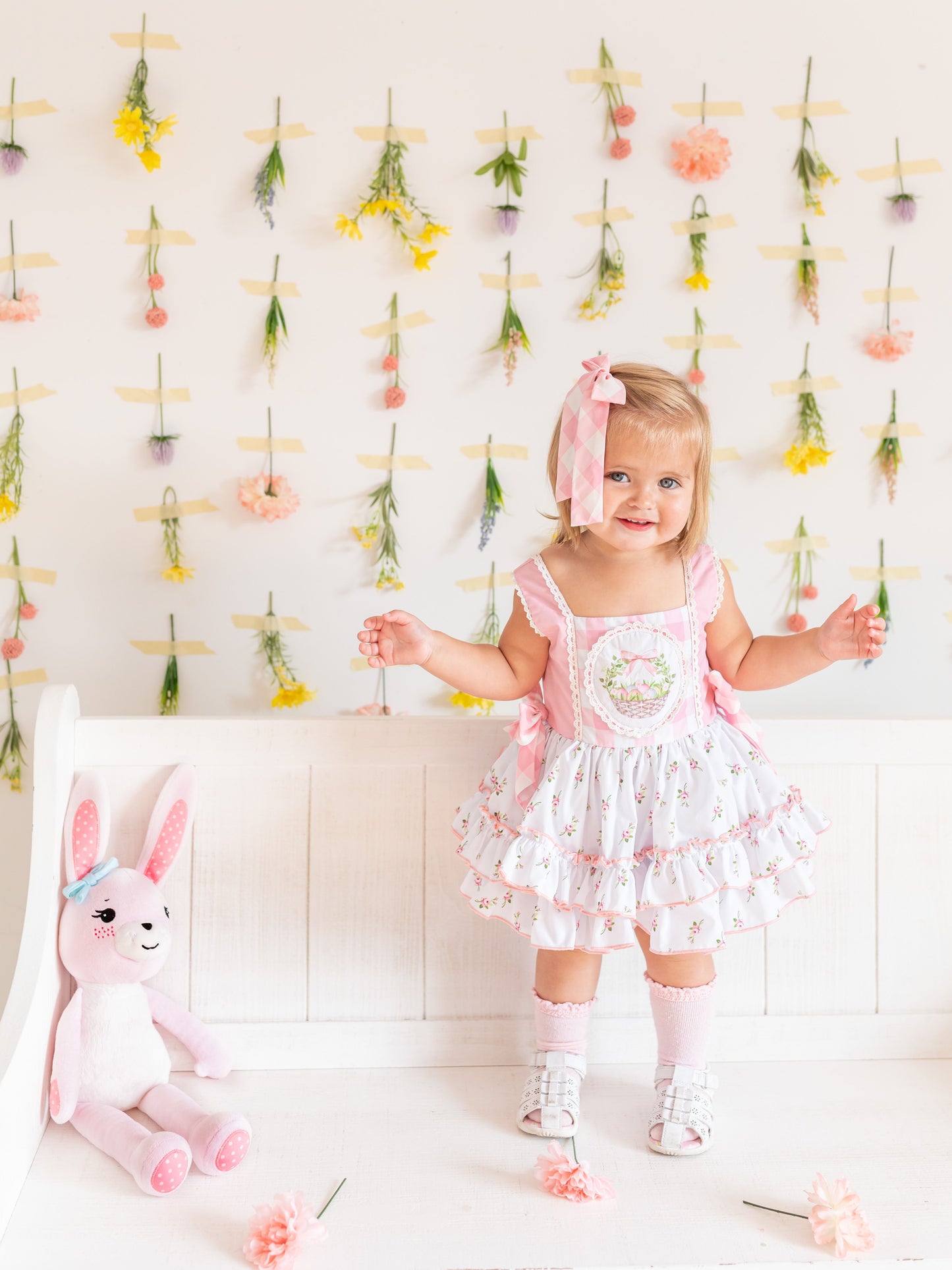 Be Girl Clothing Baskets & Bunnies Alba Romper