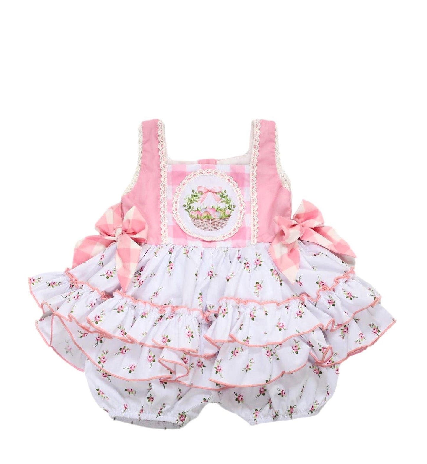 Be Girl Clothing Baskets & Bunnies Alba Romper