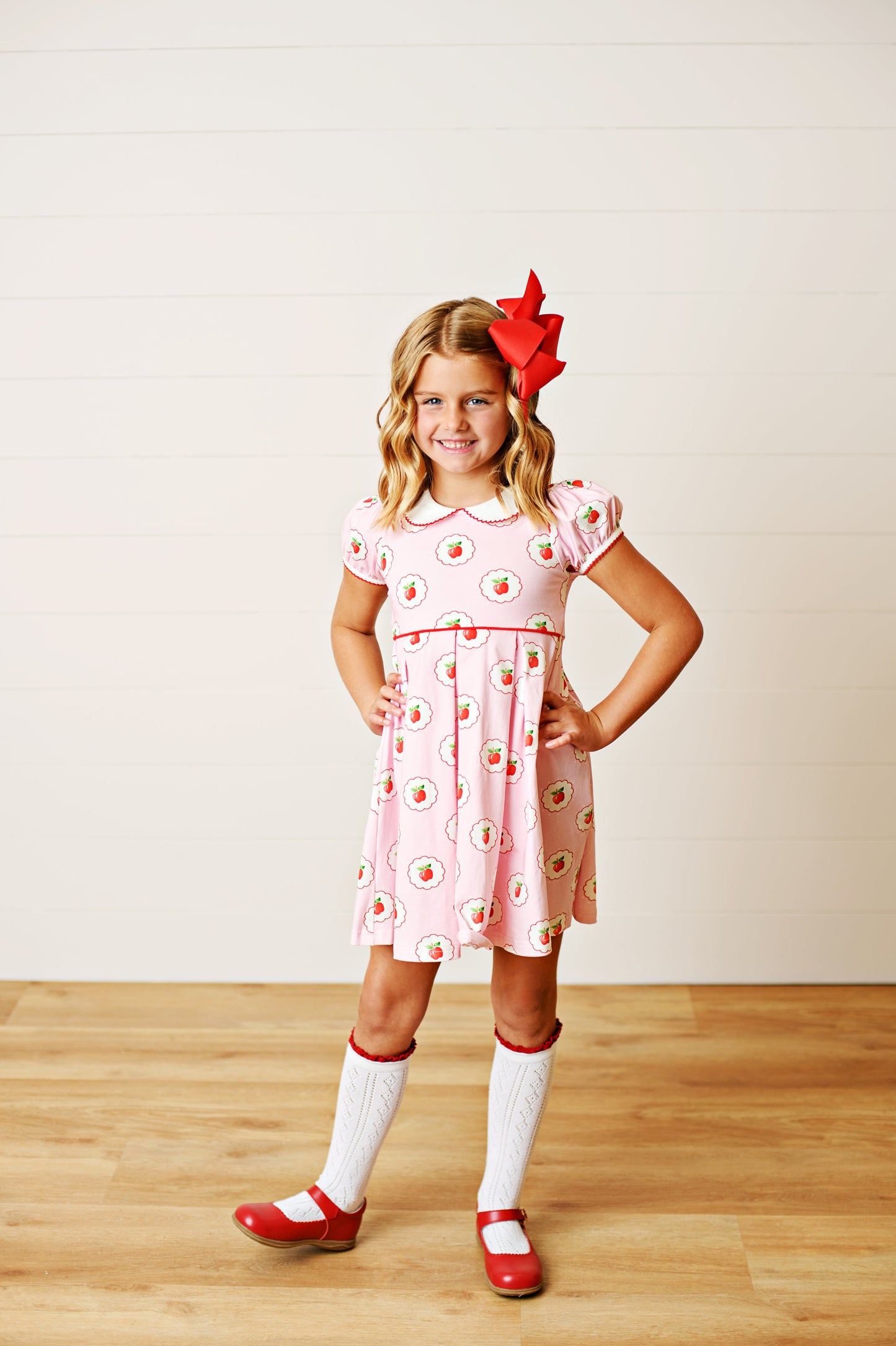 Swoon Kids Back to School Apple Proper Dress