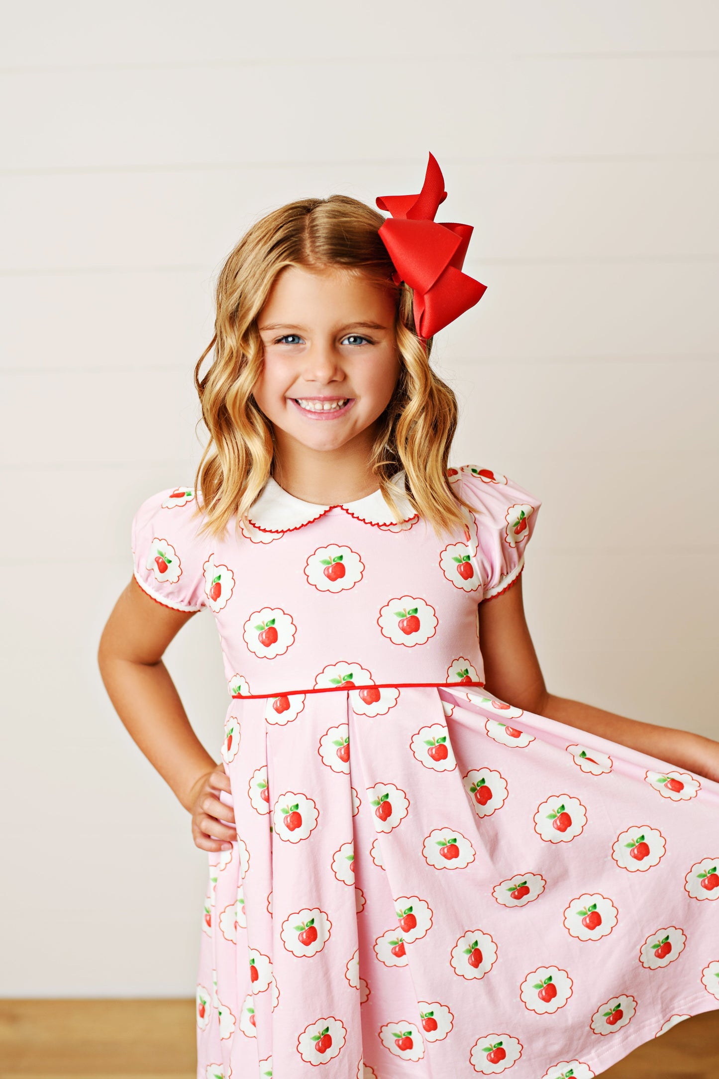 Swoon Kids Back to School Apple Proper Dress