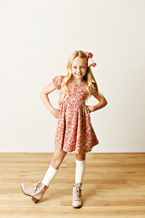 Swoon Kids Autumn Bloom Prim Dress Style FW2520