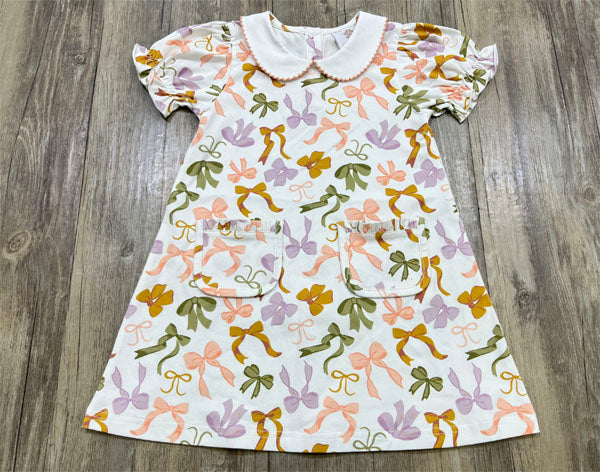 Swoon Kids Proper Bow-tiful Fall Dress