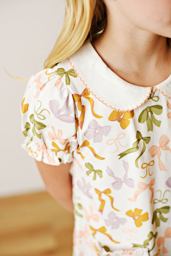 Swoon Kids Proper Bow-tiful Fall Dress