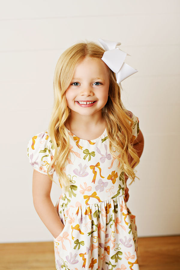 Swoon Kids Bow-tiful Fall Pocket Jumper