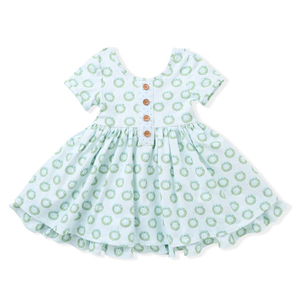 Swoon Kids Merry Wreath Petal Dress