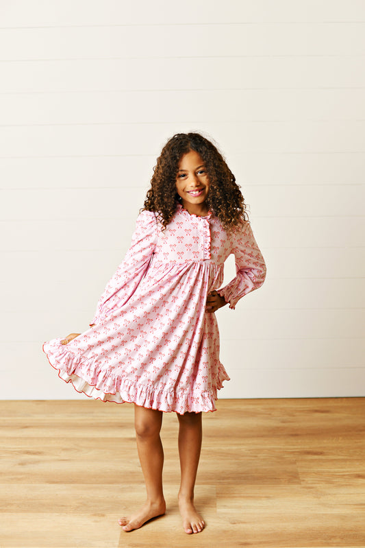 Swoon Kids Candy Cane Lane Butterknit Play Dress