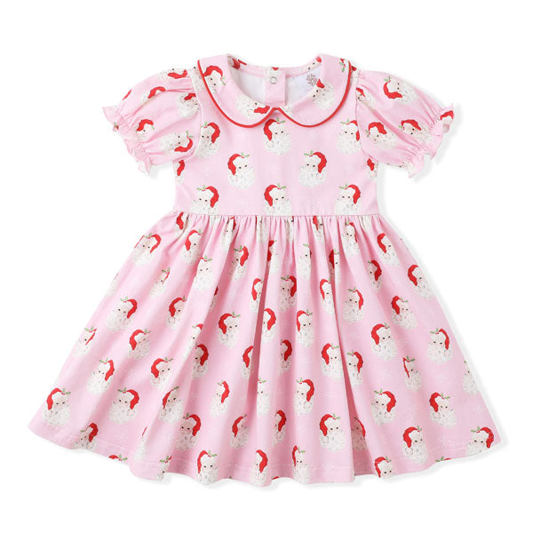 Swoon Kids Santa Baby Pink Proper Dress