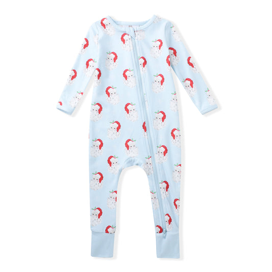 Swoon Baby Santa Baby Blue Butterknit Layette