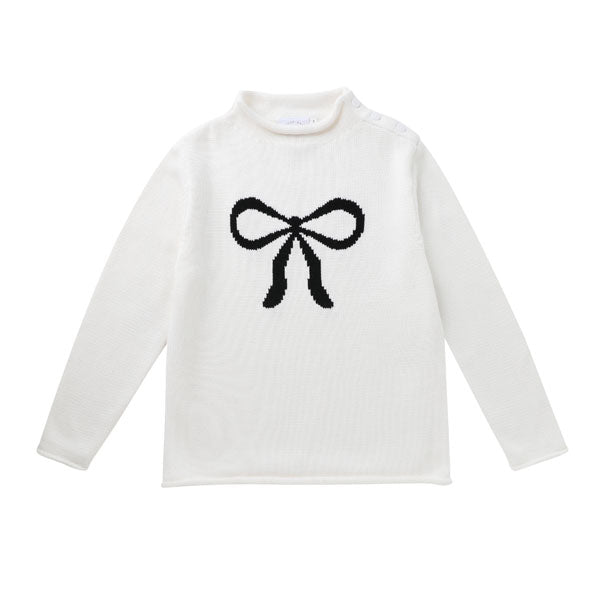 Swoon Baby Black Bow Sweater Style FW2594