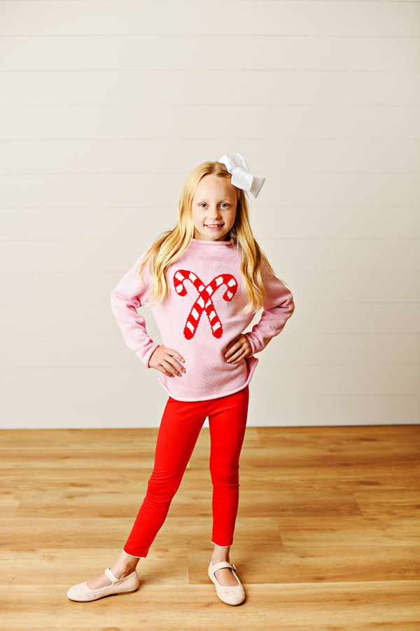 Swoon Kids Candy Cane Sweater