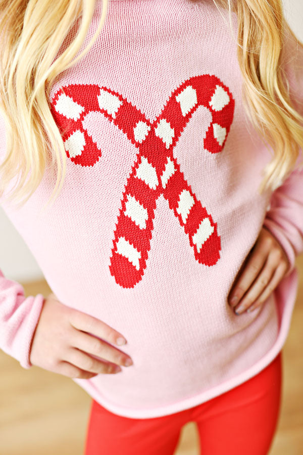 Swoon Kids Candy Cane Sweater