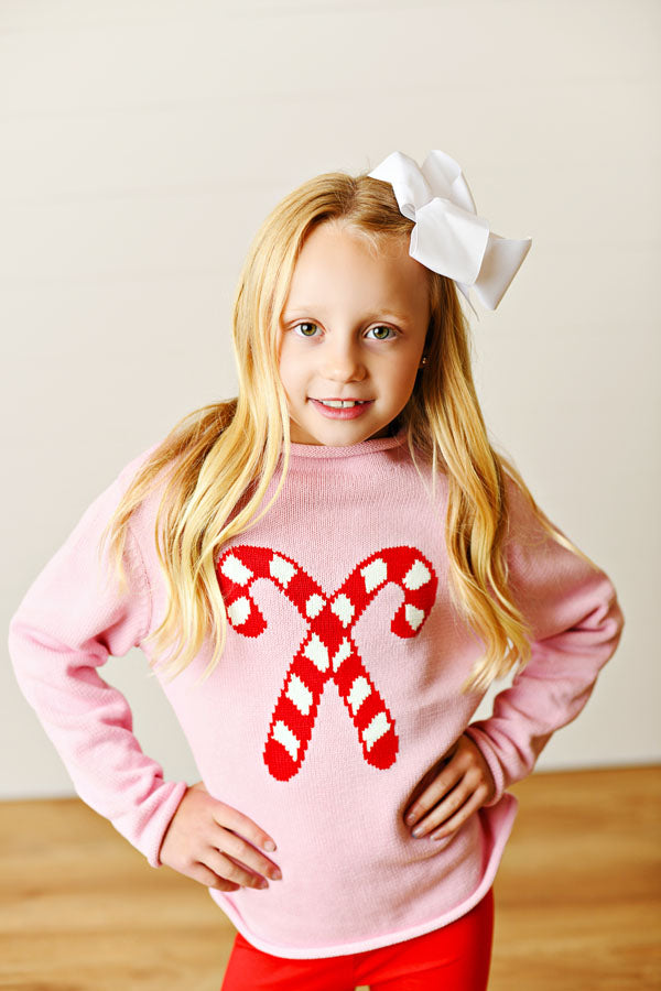Swoon Kids Candy Cane Sweater