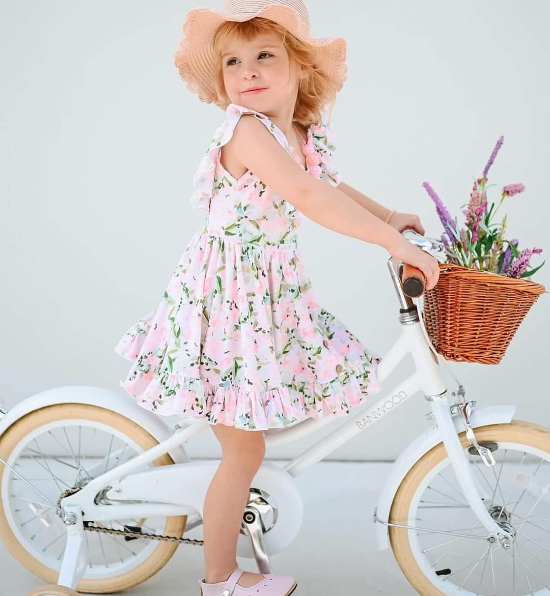 Be Girl Clothing Baskets and Bunnies Blossom Dress