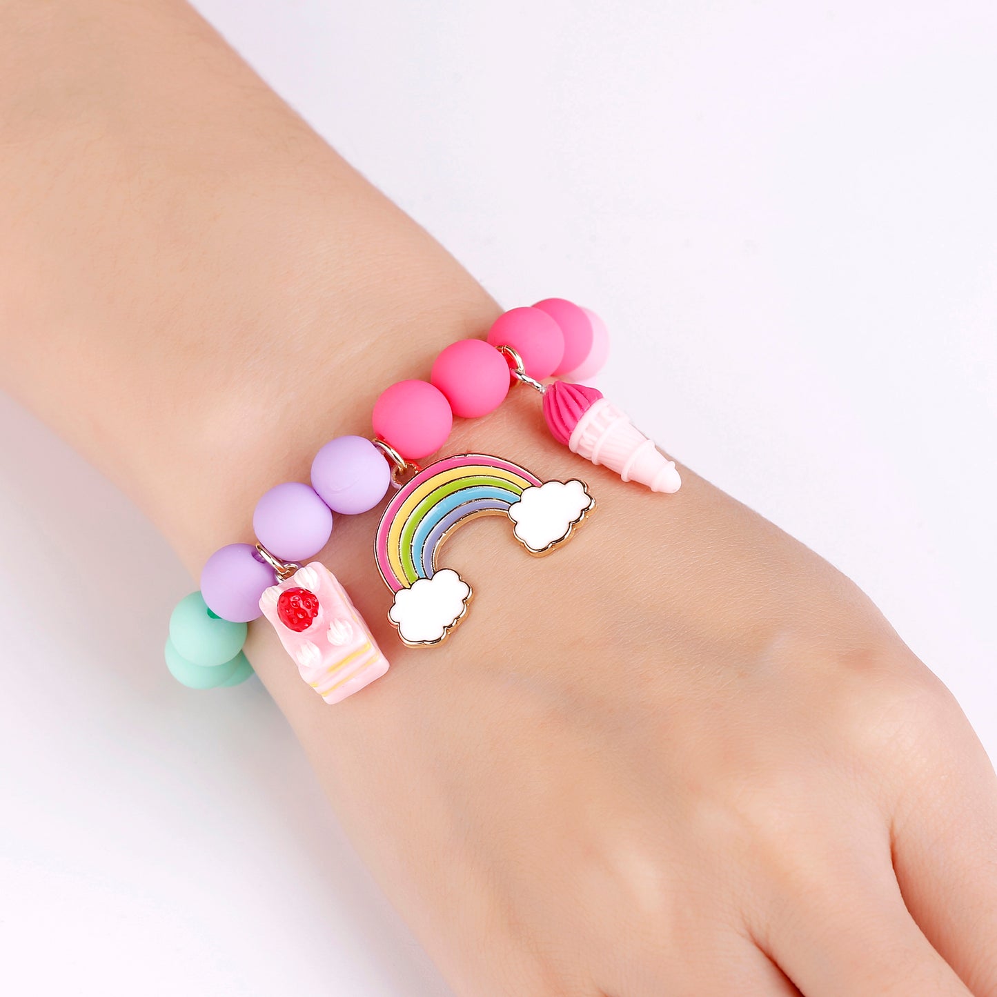 Girl Nation Charming Whimsy Bracelet - Cloud Luvs Rainbow