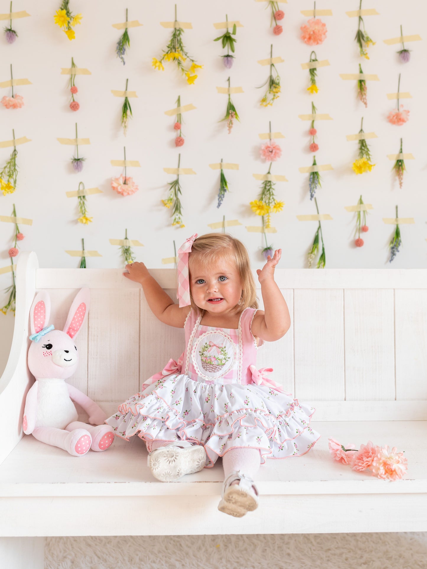 Be Girl Clothing Baskets & Bunnies Alba Romper