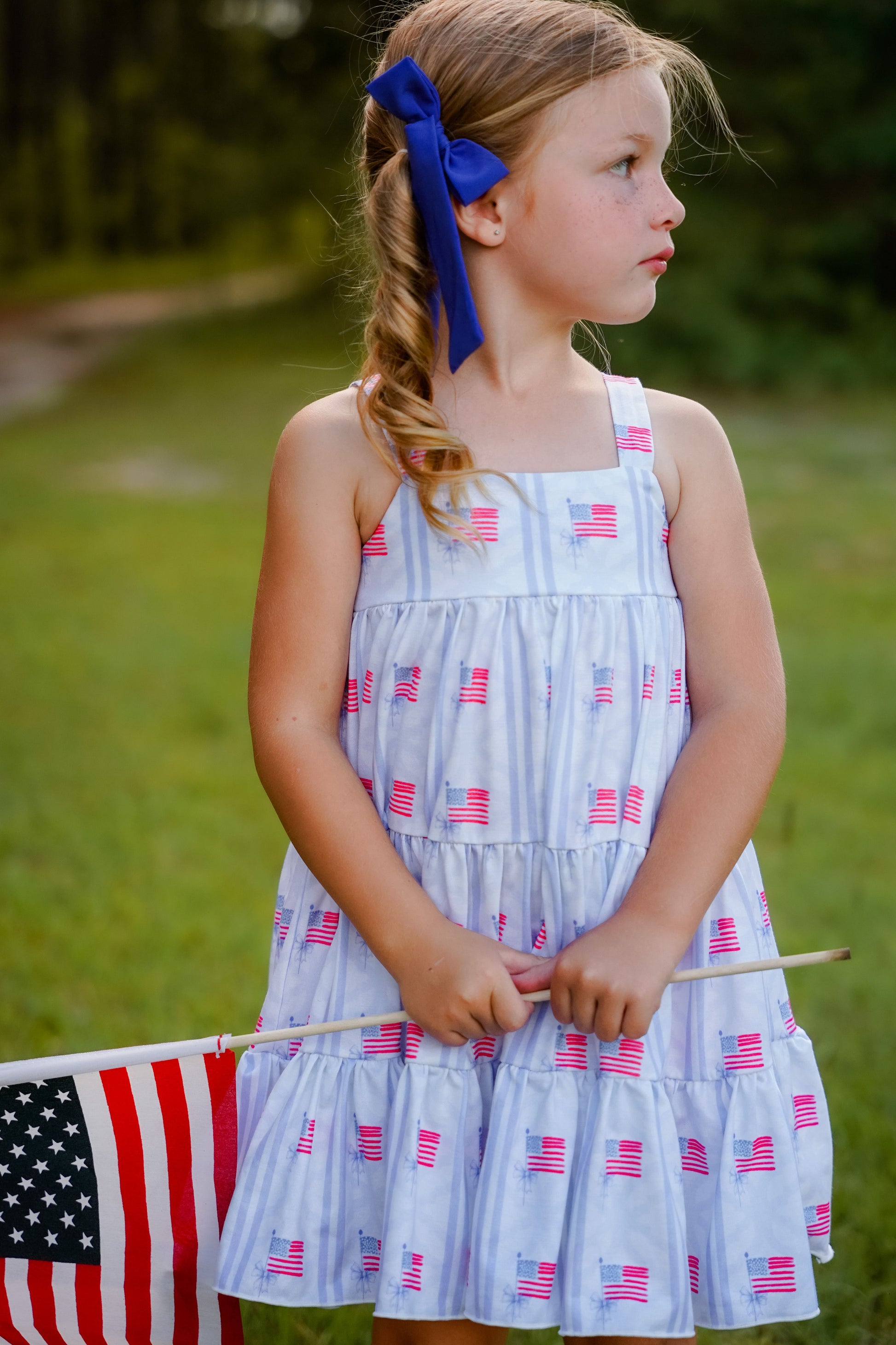 Be Girl Clothing Stars & Stripes Garden Twirler