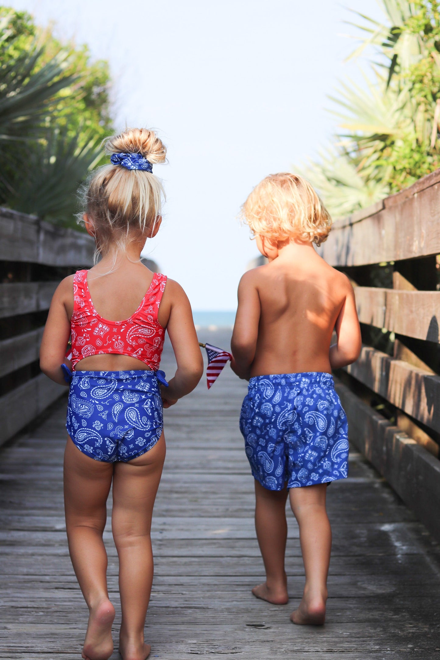 Blueberry Bay Freedom Cove One Piece Swimsuit