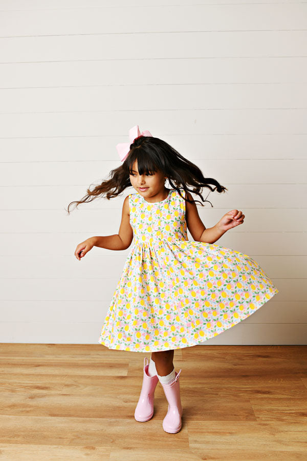 Swoon Kids Pink Lemonade Prim Dress