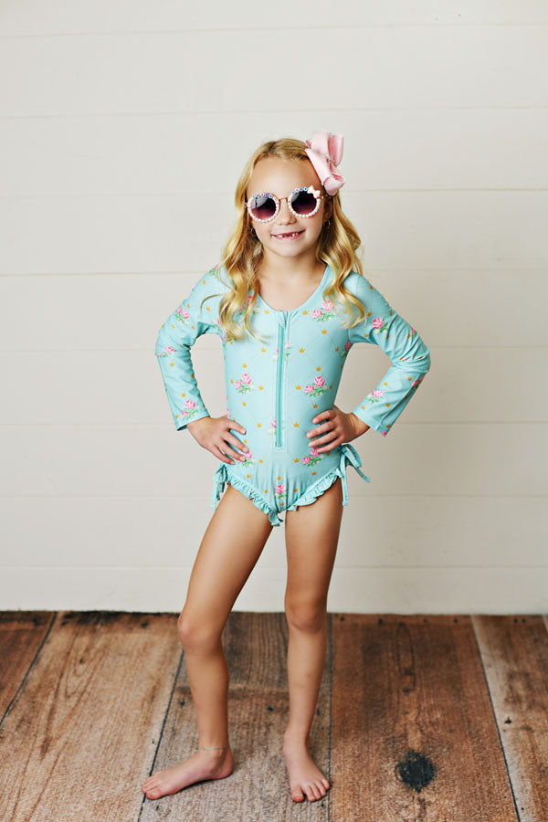 Swoon Baby Golden Crown UPF 50 Rashguard