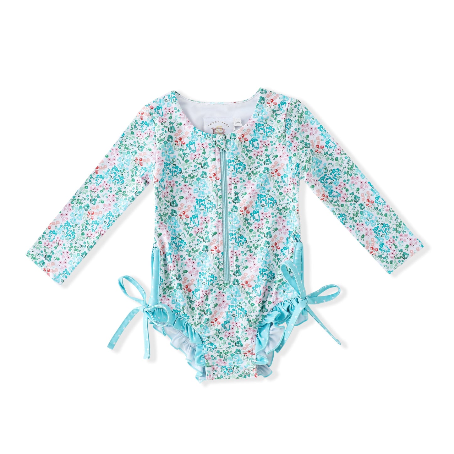 Swoon Baby Sea Breeze Bloom UPF 50 Rashguard
