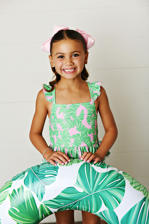 Swoon Baby Beverly Palm UPF 50 2 PC Tunic Swimsuit