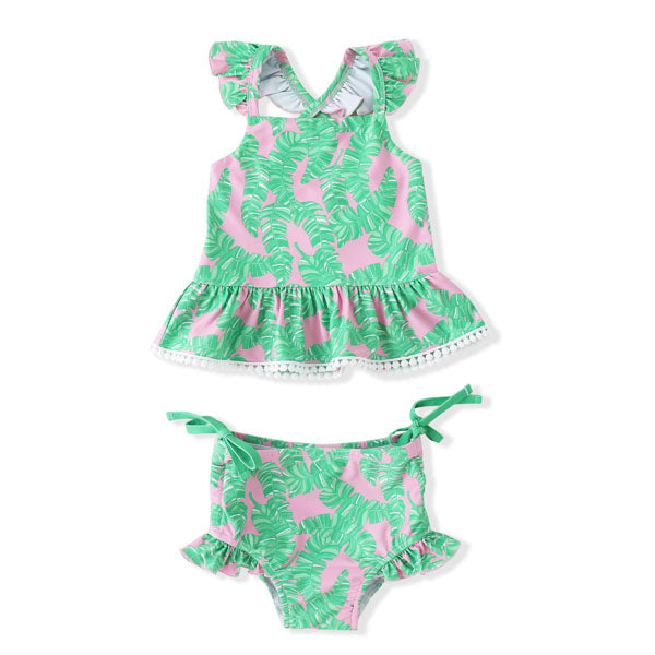 Swoon Baby Beverly Palm UPF 50 2 PC Tunic Swimsuit