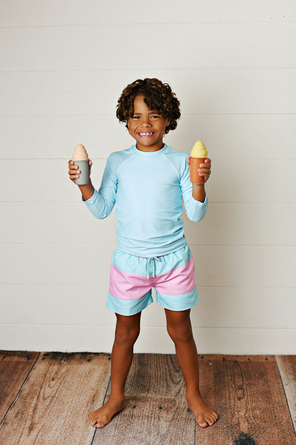 Swoon Baby Charleston UPF 50 Boys Swim Trunks