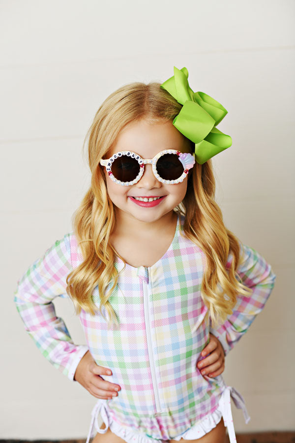 Swoon Baby Perfectly Plaid UPF 50 1 PC Rashguard