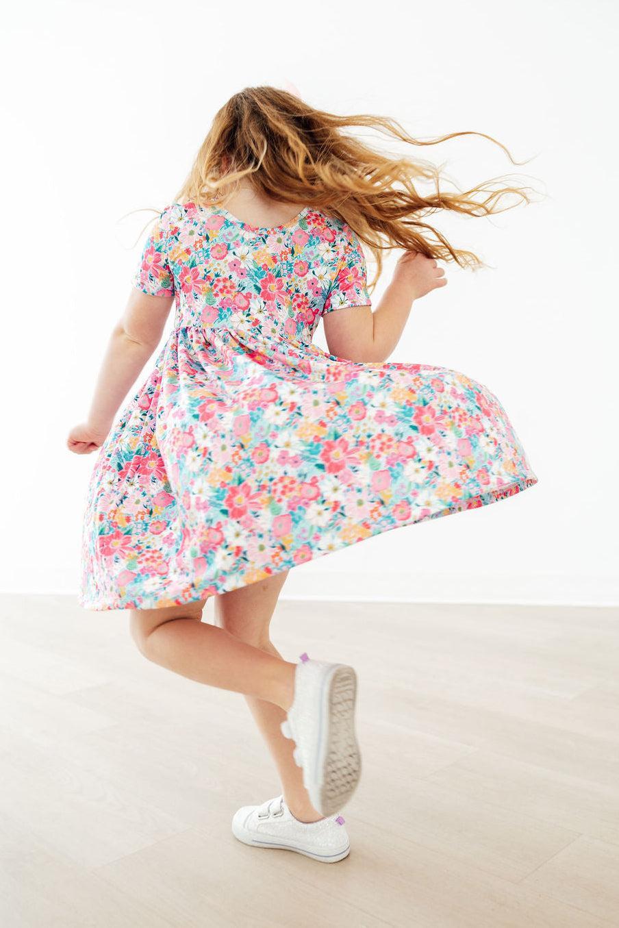 Mila & Rose Petal Promises S/S Pocket Twirl Dress